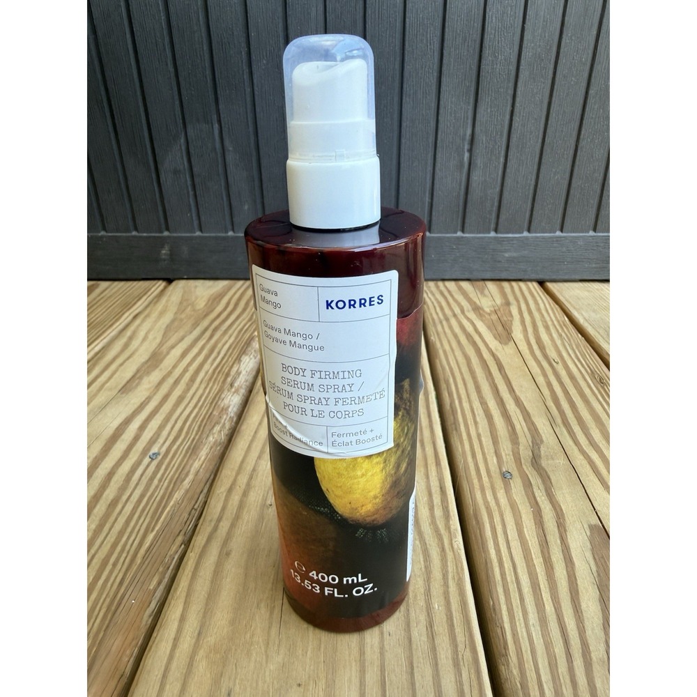 KORRES Body Firming Serum Spray Guava Mango 13.53 fl oz Large